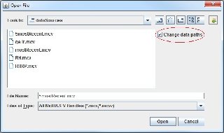 Open File dialog window