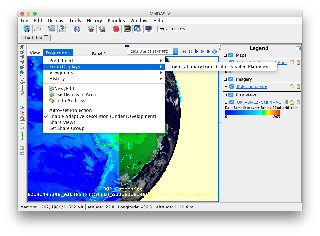 Once a single band color-shaded plan view is added, the layer can use the native data projection.